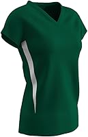 CHAMPRO Women's Spike Volleyball Jersey - Breathable Mesh, Moisture-Wicking Dri-Gear, Raglan Sleeves for Ultimate Movement