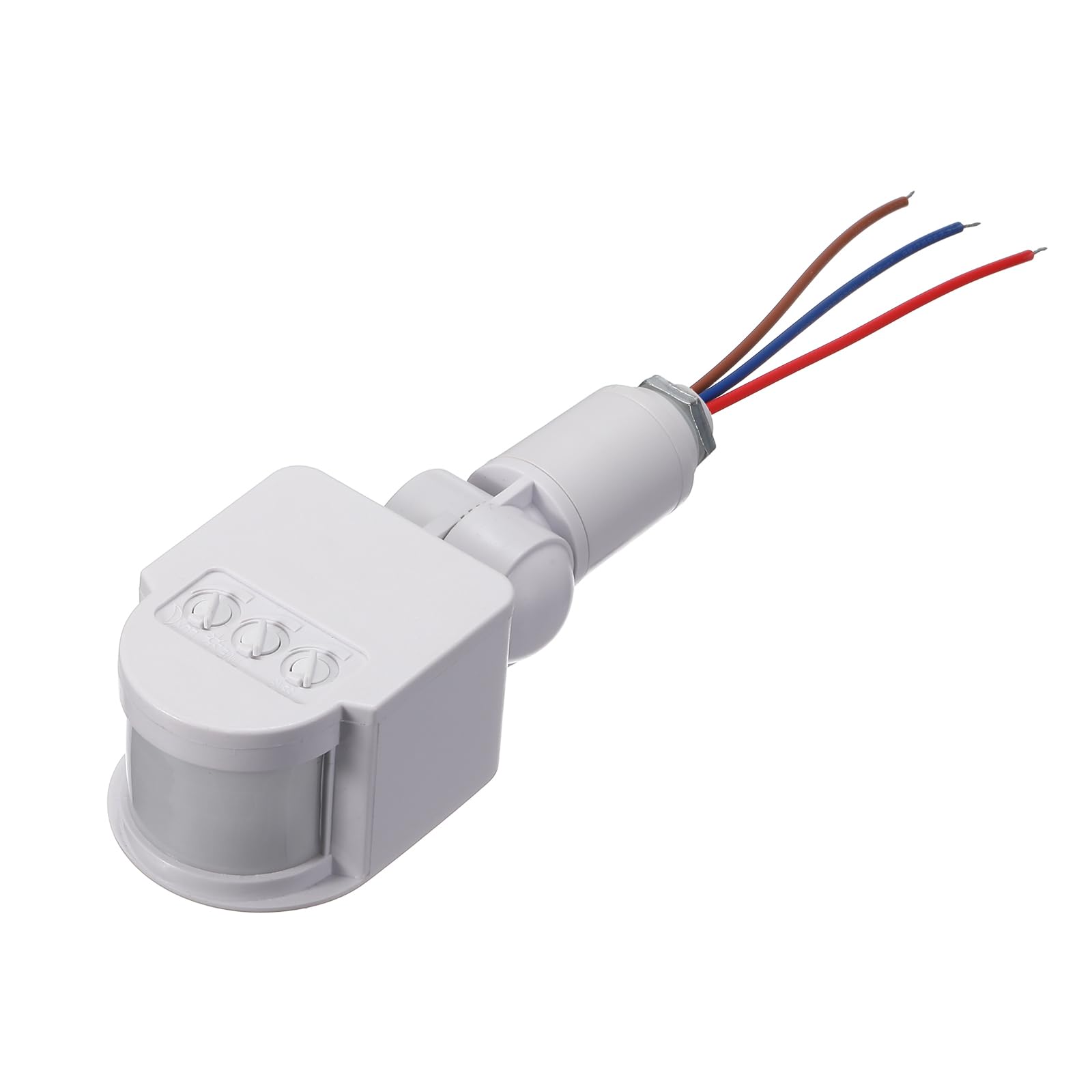 VIAPUICE Outdoor Motion Sensor, Microwave Motion Detector - White
