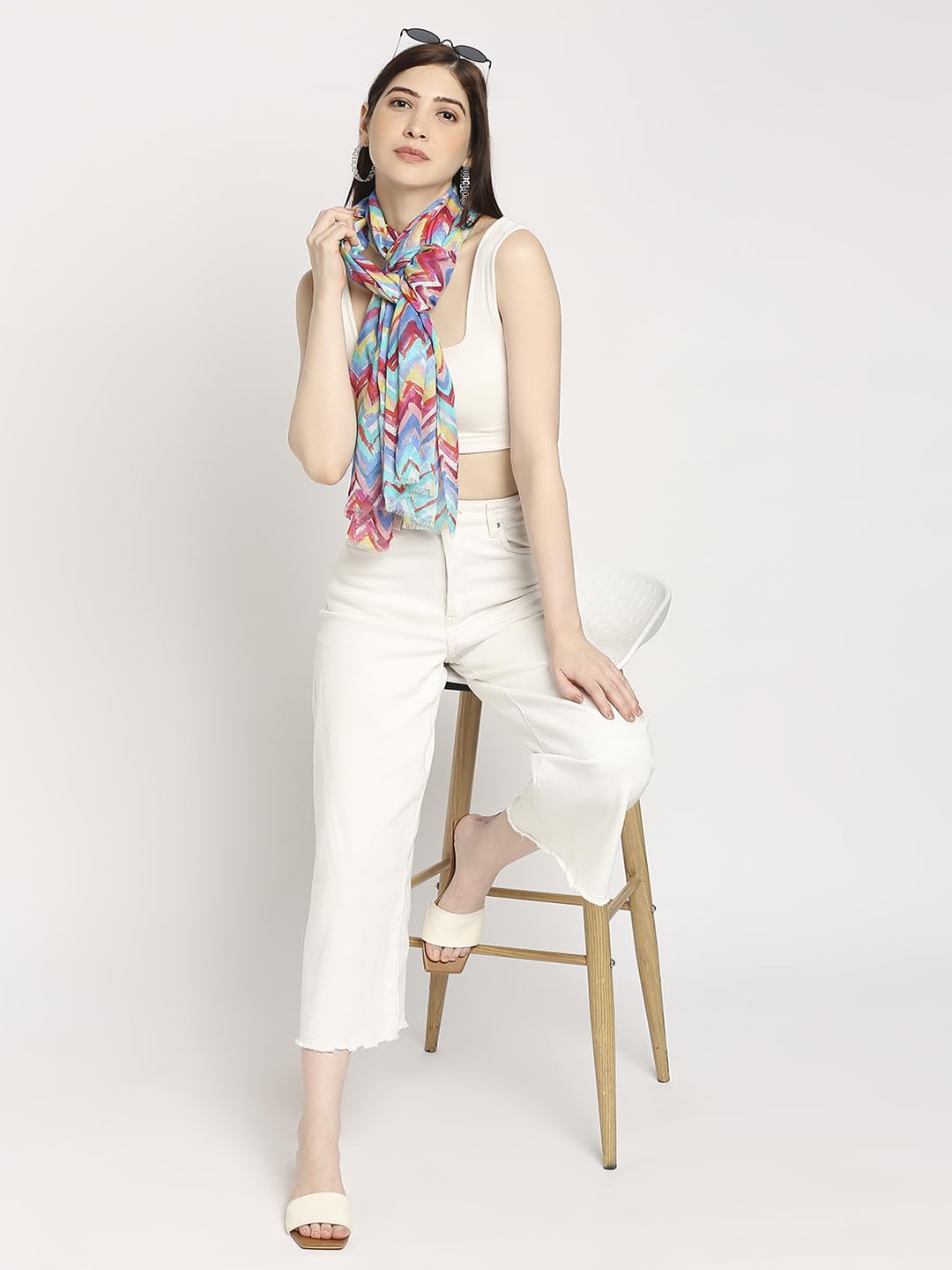 Diwali Sale Cloth Haus India Multicolor Printed Viscose Scarf For Women, Lightweight Soft Scarves Stoles For Summer &Amp; Winter (Size: 183 X 51 Cm) || Pack Of 2 || 1 Diwali Sale Cloth Haus India Multicolor Printed Viscose Scarf For Women, Lightweight Soft Scarves Stoles For Summer &Amp; Winter (Size: 183 X 51 Cm) || Pack Of 2 ||