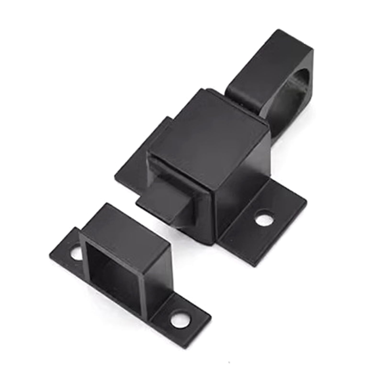 Tertioi Black Closing Impact Door Latch Aluminum Impact For Residential And Commercial Use Easy Installation Rust Proof