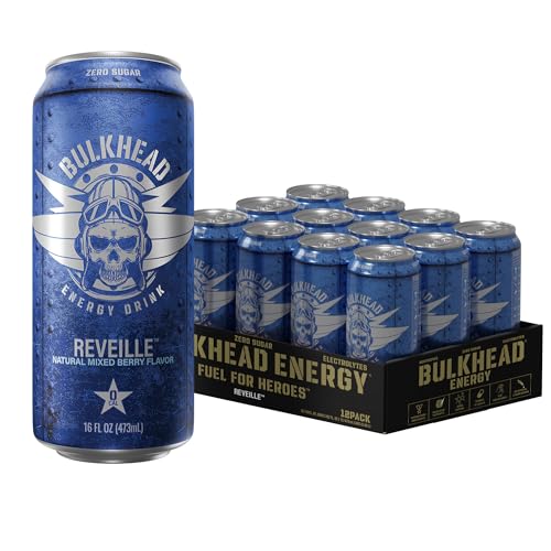 Reveille Blueberry Energy Drink (12 Pack) - Citrus Mixed Berry