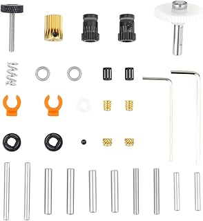 Thingiverse Durable RNC Nano Coated Dual Gears Hardened Steel DIY Direct Drive Basic kit Compatible with Tevo Tornado Ender 3 CR10 CR10S Trianglelab DDB V2.0 Extruder