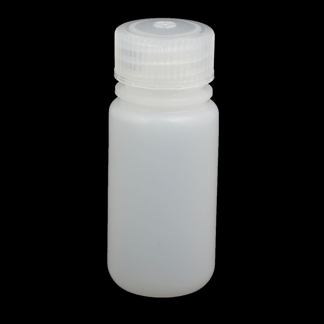Aexit 5pcs 35mm gauge Dia 80mm Height 50ml HDPE Plastic Rectangle Small Mouth Bottle White