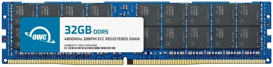 OWC 32GB Replacement for Micron MTC20F2085S1RC48B MTC20F2085S1RC48BR - DDR5 4800 PC5-38400 CL40 2Rx8 288-pin 1.1V ECC Registered RDIMM Memory RAM Module Upgrade