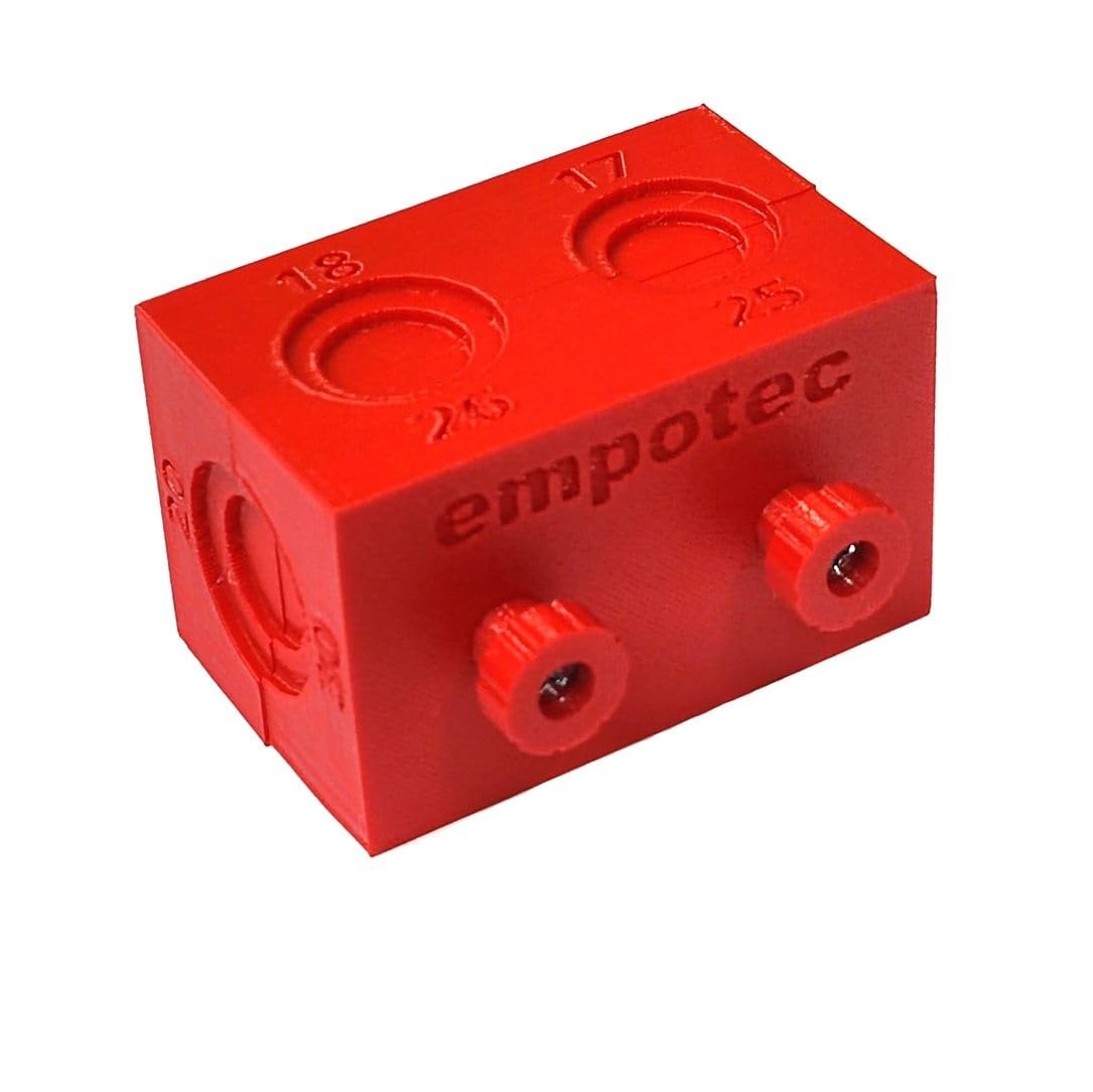 Morsa Blocca Monete per Metal Detector, Reggi Monete in Metallo, Colore Rosso, per Restauro