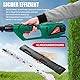 HYCHIKA Leichte elektrische Teleskop-Astschere - 900W Motor, 200-250 cm verstellbare Reichweite, schwenkbarer Kettensägenstab für Hof & Garten (900W)