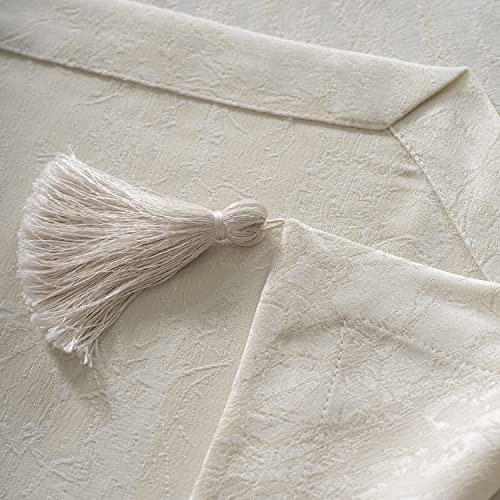 Toshe Table Runner 14X36 Inch Decorative Kitchen Runner Wedding Indoor And Outdoor Table Runner Modern Table Runner (White, 14 X 36) #TOP4