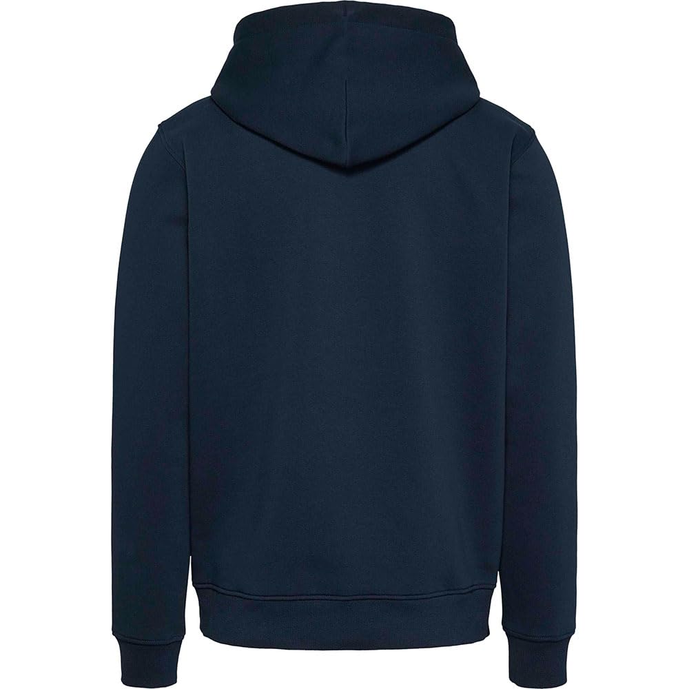 Tommy Jeans Męska bluza z kapturem TJM REG LINEAR LOGO EXT DM0DM20746C1G006, niebieska (Dark Night Navy), XXL, Niebieski (Dark Night Navy), XXL