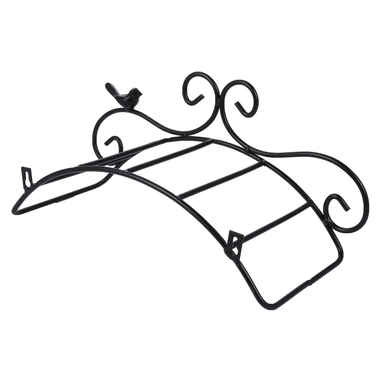 Antiker Gartenschlauchhalter aus Eisen in Schwarz Dekorative Schlauchhalterung zur Wandmontage Kältebeständig und Garten und Innenbereich