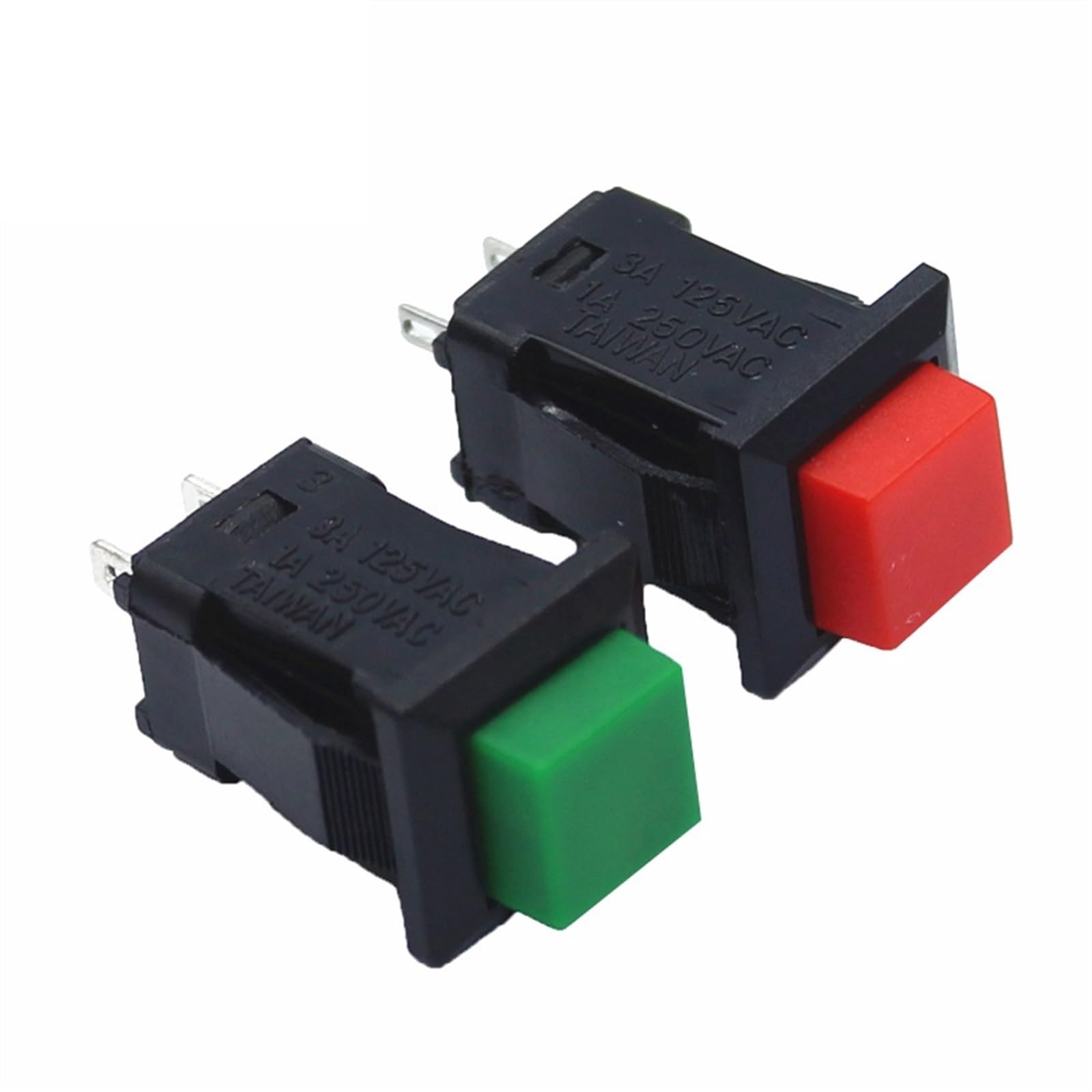 Interruptor de botón de bloqueo mecánico para paneles de control y proyectos de electrónica 7