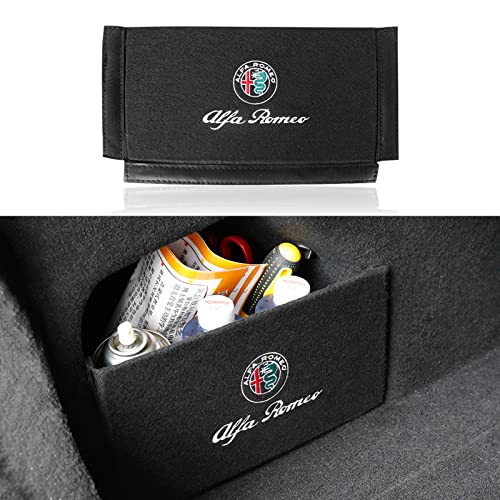 Organizer Pieghevole Per Bagagliaio Auto In Pelle – Per Mercedes Classe R, SLC, SLK, SL, S, V – Nero, Taglia L