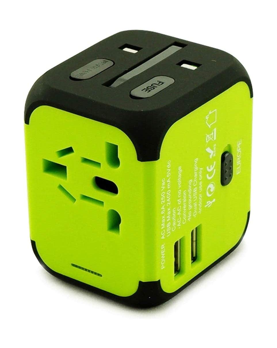Adaptador de Enchufe de Viaje Internacional con Adaptador de Enchufe de Viaje Universal USB Elementos Esenciales de Viaje a EE. UU. UE Reino Unido España Australia