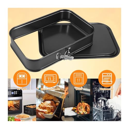 Moule à gâteau en métal rectangulaire solide et durable - 6