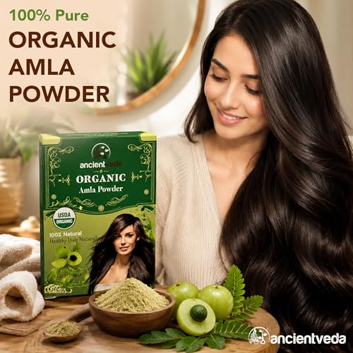 Polvos para cabello Ancientveda 100% natural 4 pack miniatura 2