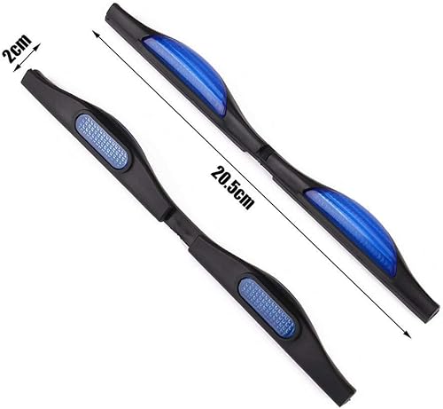 Miniatura 2 de 4 unids auto parachoques anti colisión arañazos protección styling tira coche puerta protector moldeadores reflector borde protector choque, azul