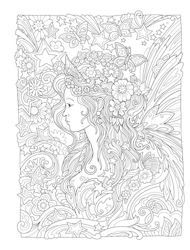 Creative Haven Enchanted Coloring Book (Adult Coloring Books: Fantasy) - Image 11