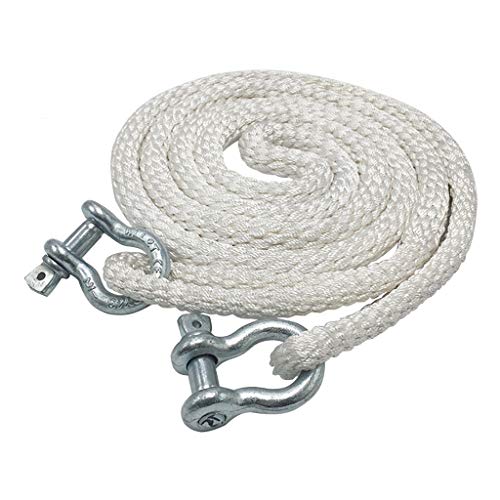 Ceinture de traction en nylon 8m 18t avec 2 crochets en forme de U