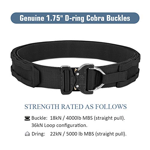 PETAC GEAR Tactical Belt Battle Gun Military Heavy Duty Riggers Belts