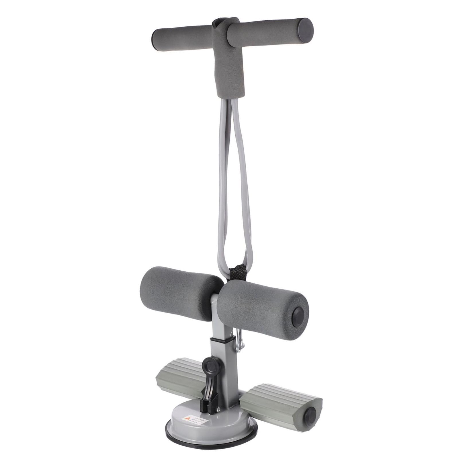 BESPORTBLE Zusätzliches Tragbares Trainingsgerät Spannungsfußpedal Widerstandsbänder Bauchübungsseil Sit-Up-Stange Mit Saugnapf Bauchbeugung Unterstützung Des Bauch-Fitnessgeräts