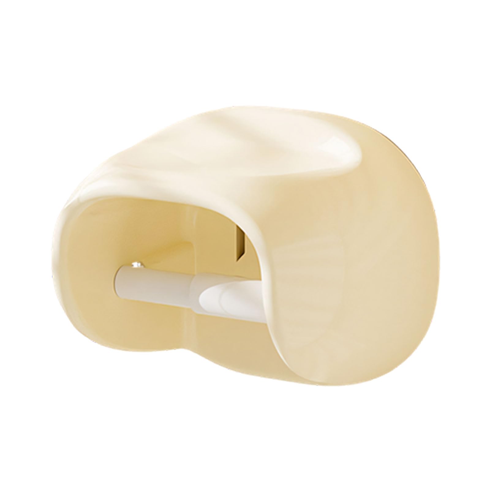 Tsophreniq Contemporary Wall Mount Tissue Dispenser Strong Adhesive Backing Dispenser and Storage Rack Bathroom Tissue Holder
