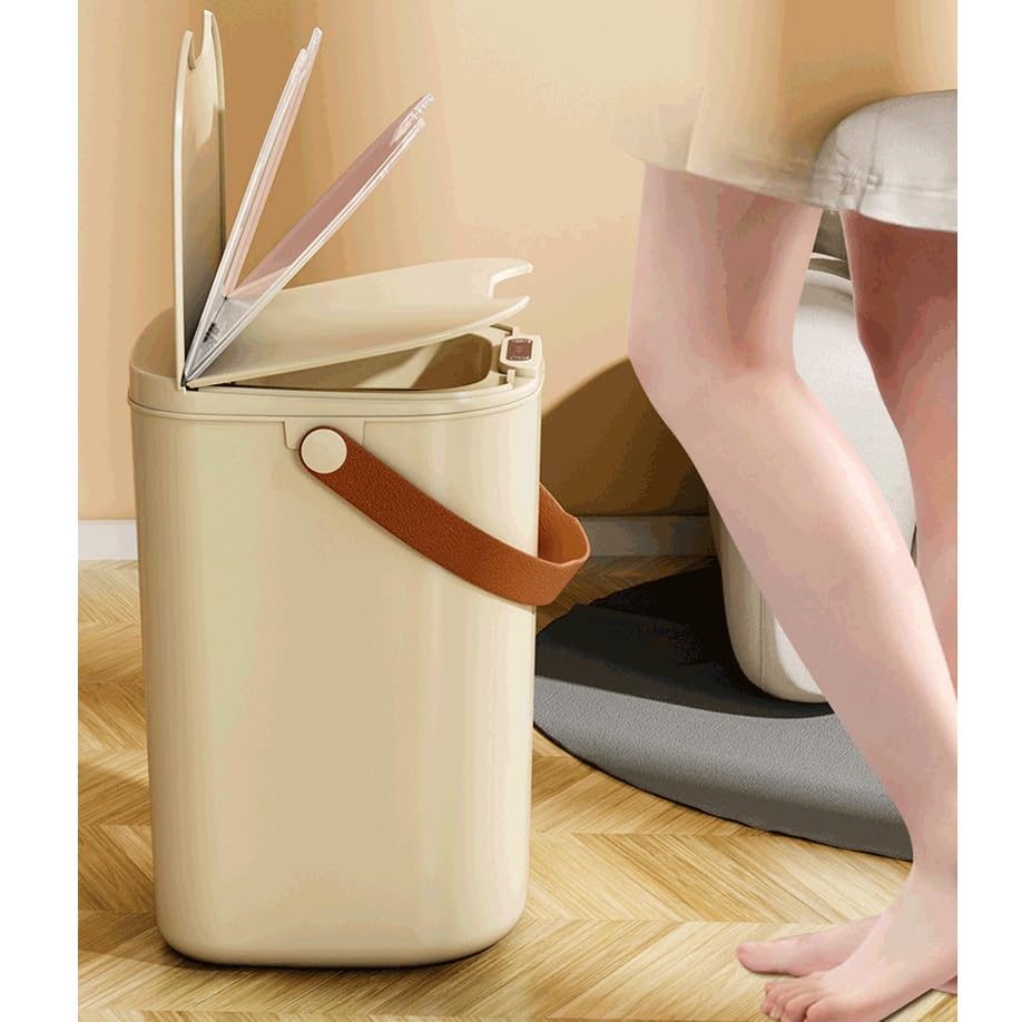 Bote de basura inteligente con sensor de movimiento para el baño 5