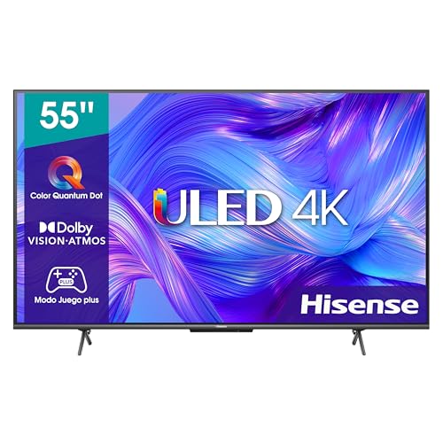 Hisense 55U6H Google TV (2022) con Pantalla 4K Smart ULED de 55'