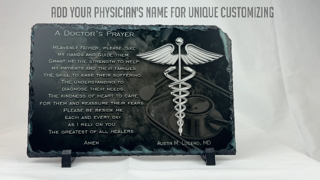 Amazon.com: The Doctor's Prayer - Stone Plaque from. : Home & Kitchen