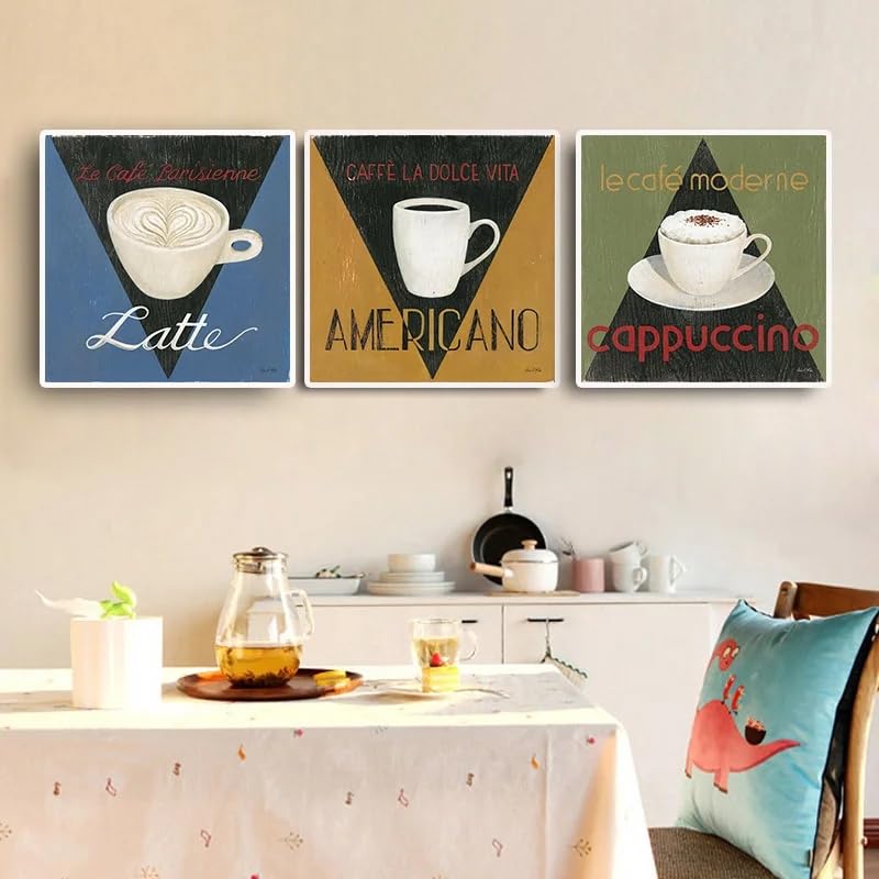Chambre d'enfant décoration sans cadre triptyque géométrique doux