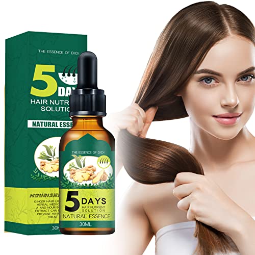 Hair Growth Serum, Luxury Herbal Hair Care Advanced Cold Extraction Technology Stimulate Hair Growth Repair Hair Follicles Prevent Hair Loss for Fine and Thinning Hair Men Women