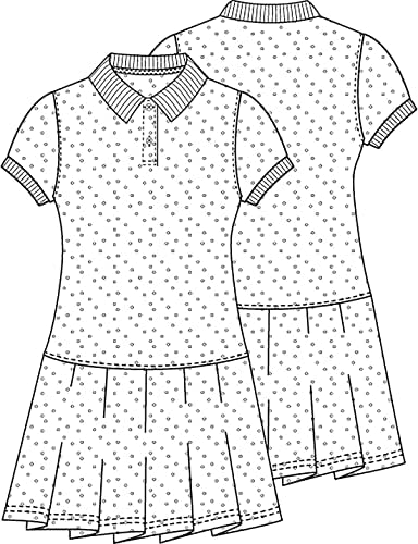 Classroom School Uniforms Little Kids Pique Polo Short Sleeve Dress — 사진 6