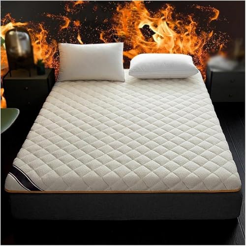 Colchón futón de 9 cm, colchón Plegable para Dormitorio de Estudiantes, colchón para Invitados de Varios tamaños, colchón tamaño Queen, colchoneta portátil para Acampar