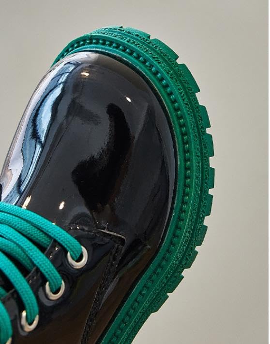 Girls colored Ankle Boots Side Zip Comfort Non-Slip Boot Lace Up Outdoor Combat Boot(Toddler/Little Kid/Big Kid)2