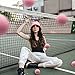 Swity Home Tennis Balls, 12 Pack Training Balls for Lessons, Practice, Playing with Pet (Pink)