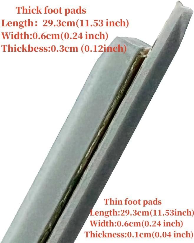 Image of ULTRAZONE Laptop Bottom Cover Rubber Non-Slip Bumper Foot Feet Pad Feet Strips Replacement for HP 15-EF 15-DY 15T-DY 15S-FQ 15-FR for Laptop Bottom Case Non-Skid Silicone Bumper Rubber Foot Strip
