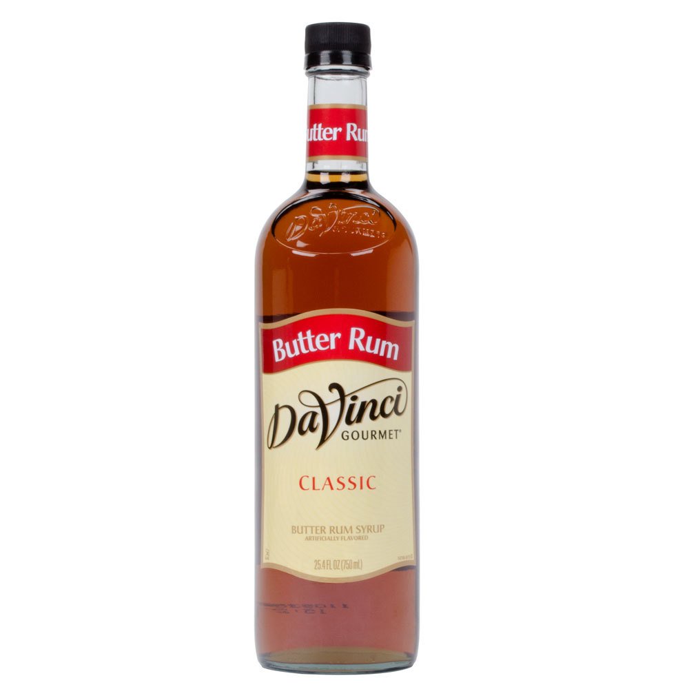 Amazon.com: DaVinci Gourmet Classic Flavored Syrups Butter Rum 750