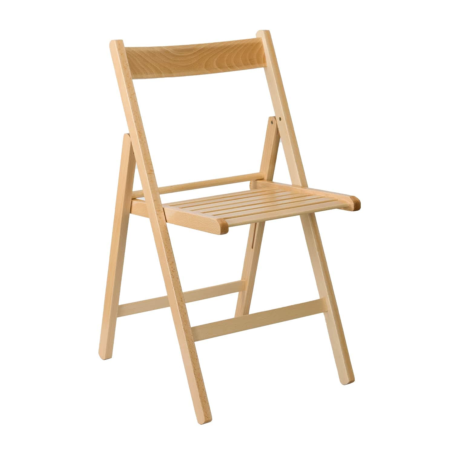 THINIA Home Silla Plegable de Madera de Haya Barnizada Buiani, One Size (184059)