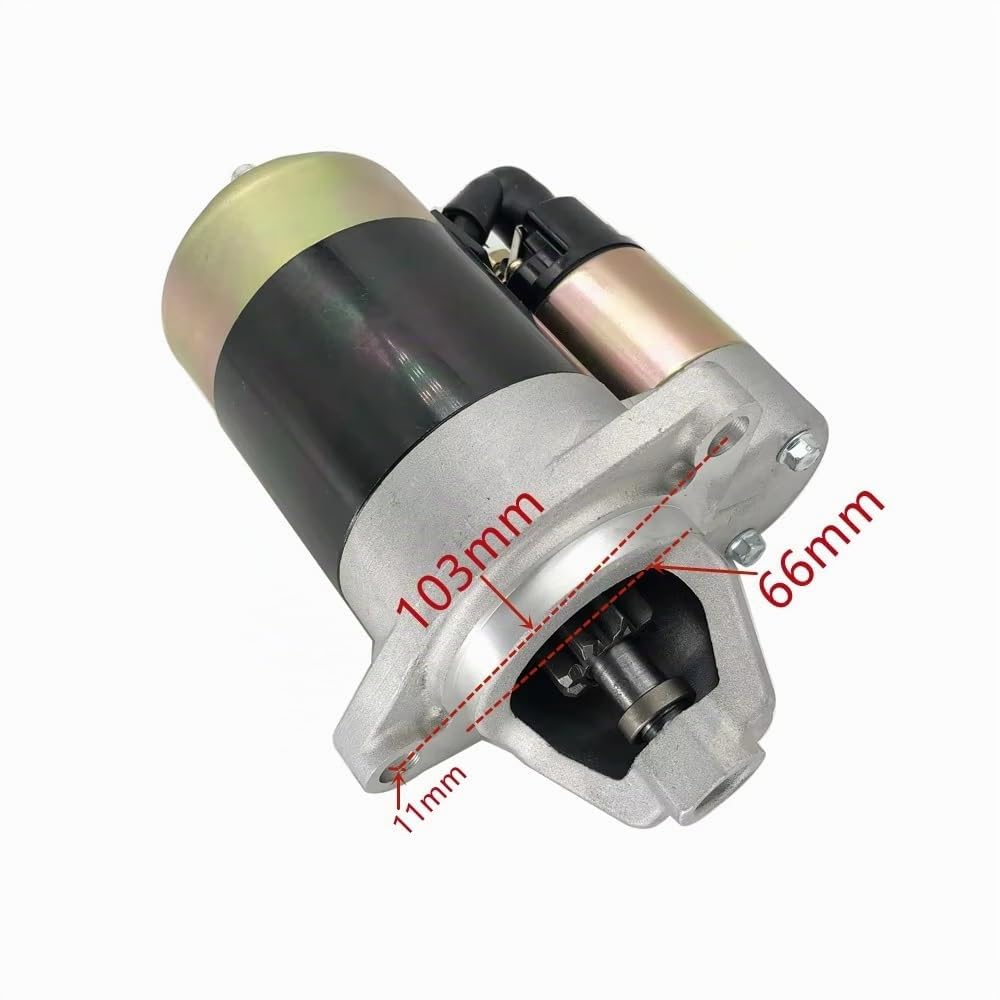 Démarreur De Moto pour générateur 186F 188F 192F 12V 8T CW 10HP démarreur Diesel Démarreur Électrique