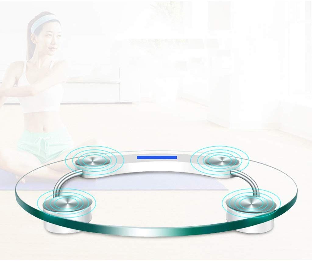 Elektroniczna waga 0,01 Precyzyjna Blu-ray Smart Sensor Ważenie gospodarstwa domowego Waga dorosłych Kompatybilna ze zdrowiem człowieka Waga waga odchudzająca(