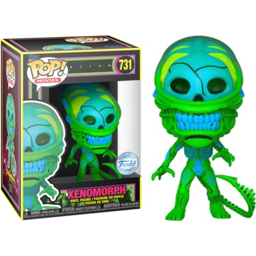 Funko Pop Figuras Alien Xenomorph (1979) Blacklight #731 – Edición Exclusiva Pop