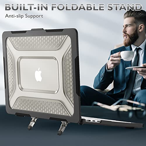 SEYMCY Cover Compatible with MacBook Air 13 inch Case 2026 2025 2024 2022 (13.6 inch), Anti-Scratching Hard Shell - Image 3