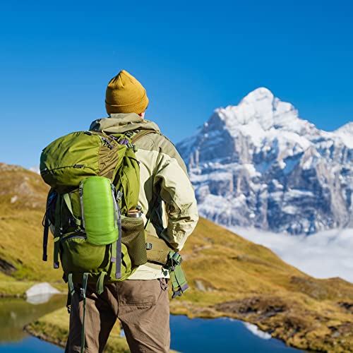 Aegismax Urltra-Light Camping Sleeping Bag 800Fp White Goose Down Spring Summer Outdoor Autumn Mummy Sleeping Bag For Hiking Tent(Regular,Green) #TOP7