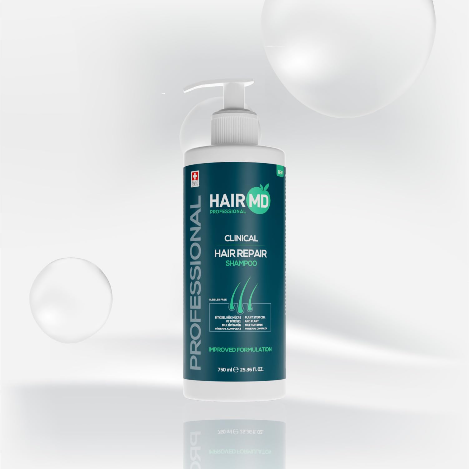 HairMD Klinisches Haarreparatur-Shampoo 750 ml