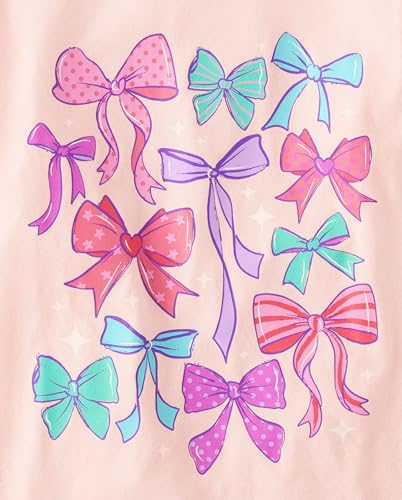 Image of The Children's Place Girls' Unicorns,Sports,Butterflies Long Sleeve Graphic T-Shirts,4 Pack