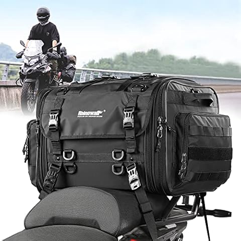 Rhinowalk Sacoche arrière moto étanche Cover