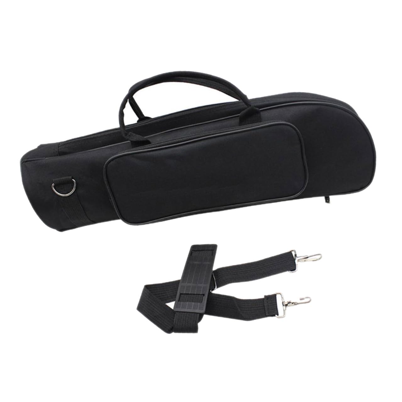 Bolsa para Trompeta Oxford Acolchada con Correa de Hombro y Compartimentos para Jóvenes Músicos Funda Protectora Portátil para Instrumentos de Viento