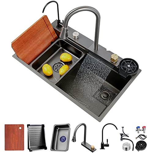 Küchenspüle Fliegende Regenspüle Haushaltsspüle, Geschirrspülbecken...