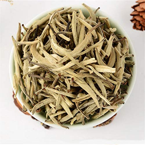 Té blanco con aguja de plata Fuding chino, 100g, té Bai Hao Yin Zhen, té para el cuidado de la salud - Imagen 4