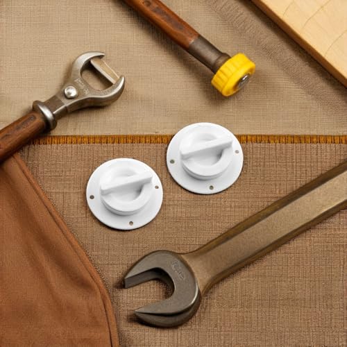 Bouchon de vidange en ABS blanc durable et fileté