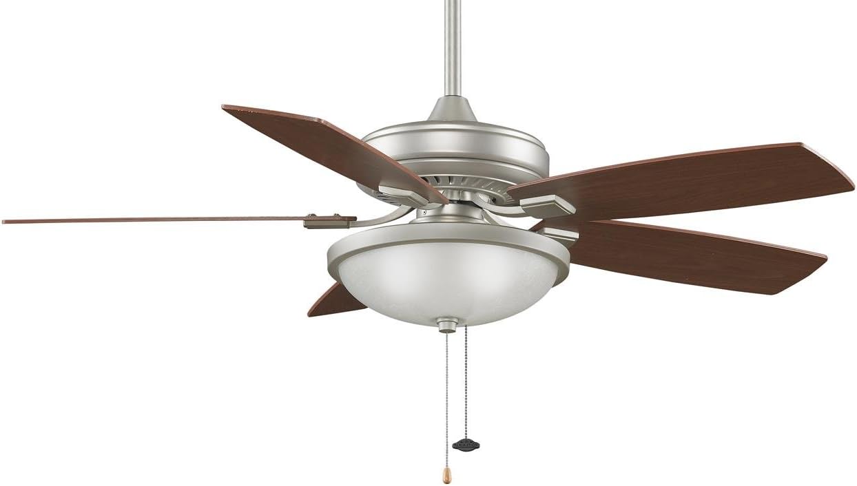 One-Day Sale: Up to 70% Off Fanimation Edgewood Decorative - 52 inch - Satin Nickel with Pull-Chain - TF610SN