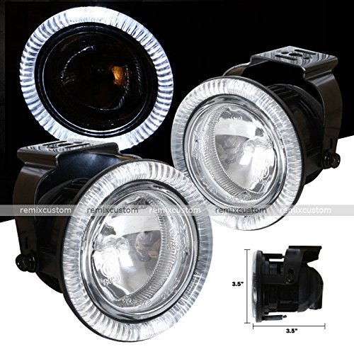 Universal 3.5" Halo Fog Light Lamps with H3 Bulbs